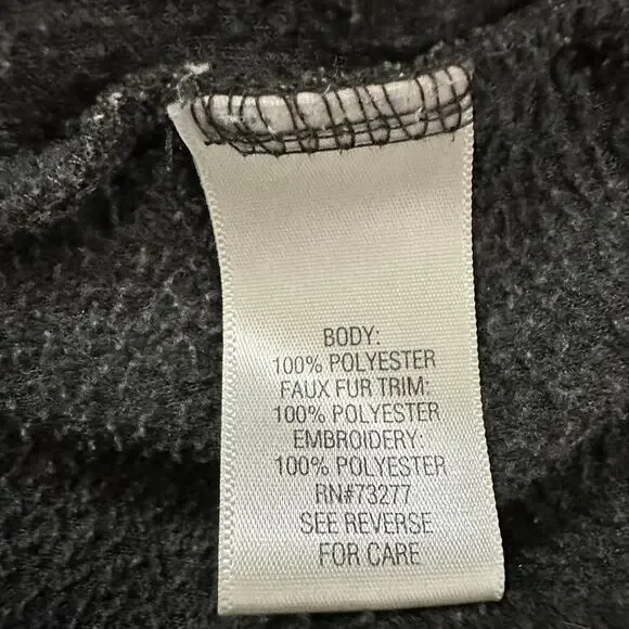 Croft & Barrow Micro Fleece Embroidered Cardinal Zip Up Jacket Sweater SMALL - Picture 14 of 15